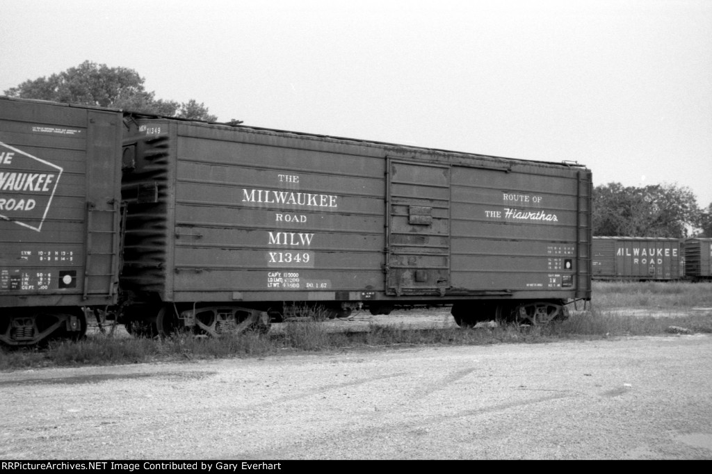 MILW MWX Stoarge Car #X1349 - Milwaukee Road